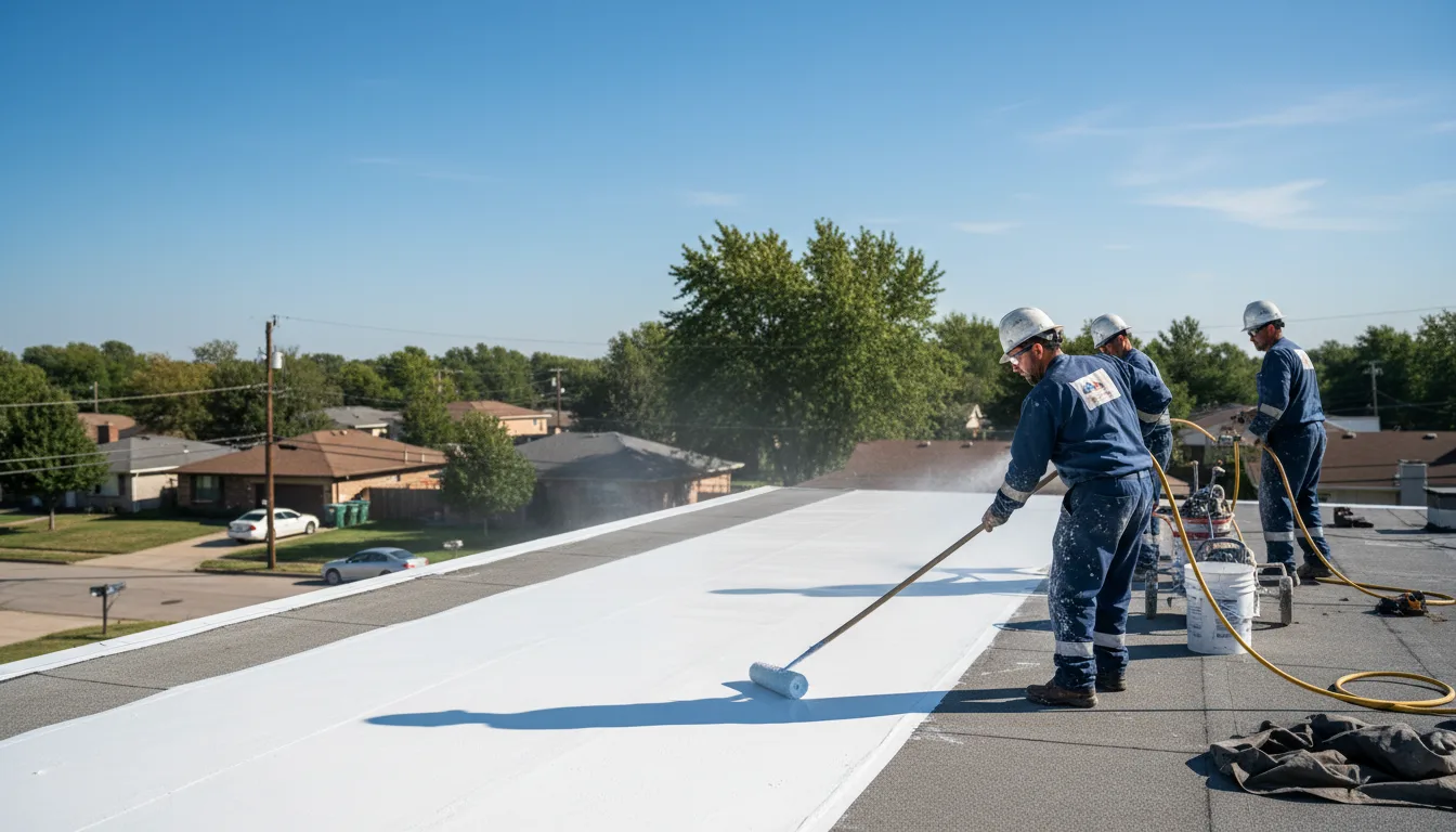 Commercial roof coating in Malvern, OH near me